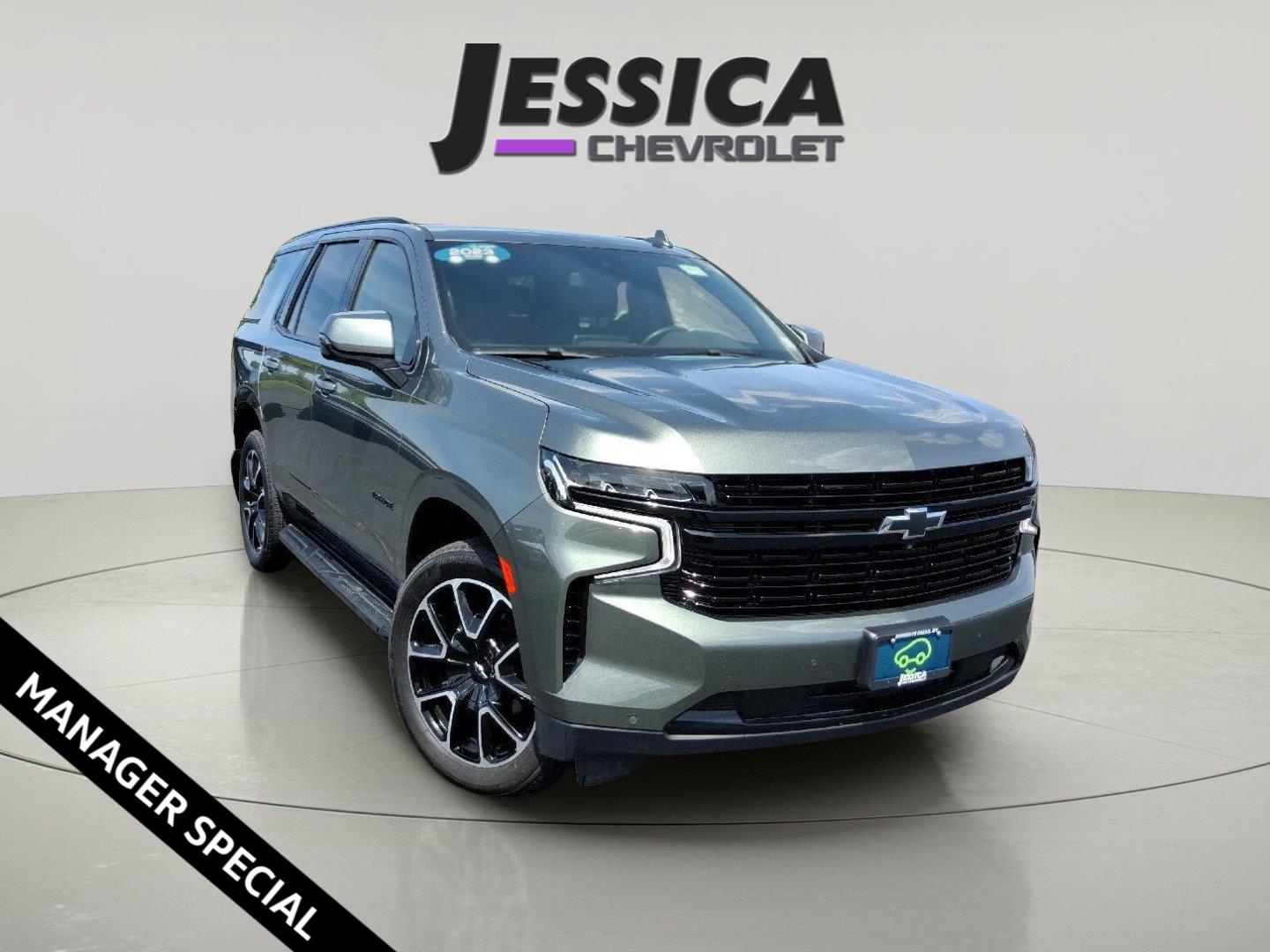 Silver Sage Metallic 2023 Chevrolet Tahoe SUV / Crossover Four-Wheel Drive Automatic