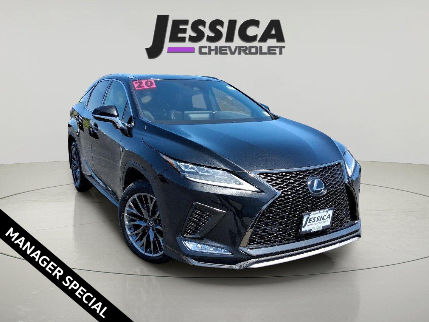 Black (Caviar) 2020 Lexus RX SUV / Crossover All-Wheel Drive Automatic