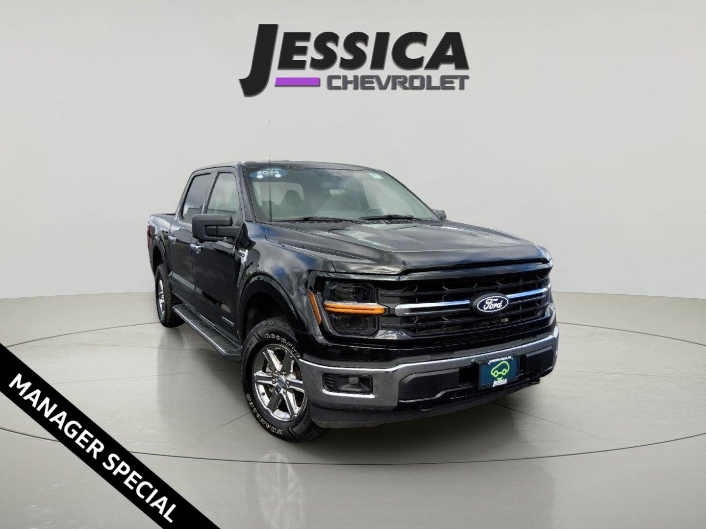 Agate Black 2024 Ford F-150 Pickup Truck Four-Wheel Drive Automatic