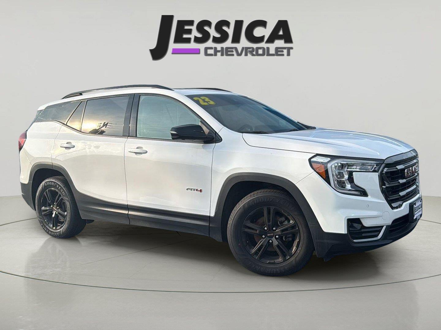 Summit White 2023 GMC Terrain SUV / Crossover All-Wheel Drive 9-Speed Automatic Overdrive