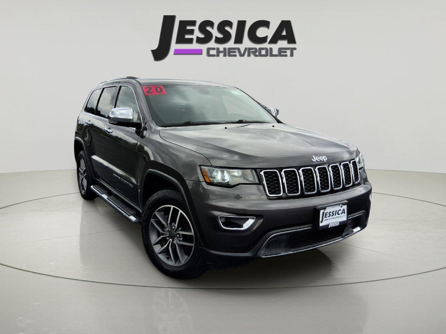 Gray (Granite Crystal Metallic Clearcoat) 2020 Jeep Grand Cherokee SUV / Crossover Four-Wheel Drive 8-Speed Automatic