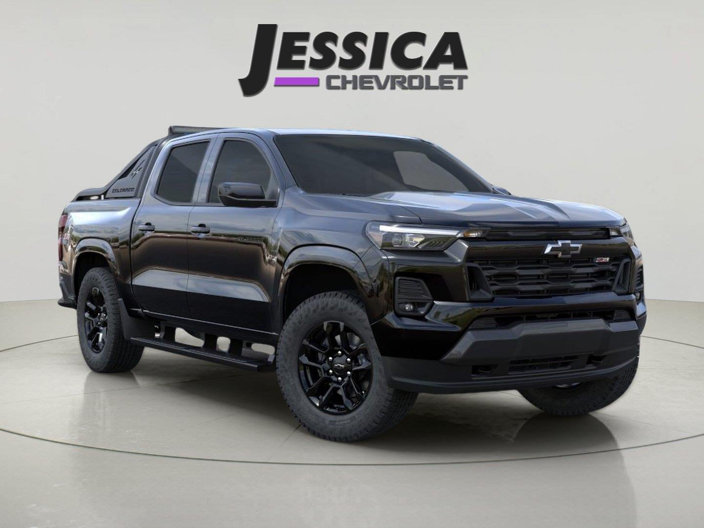 Black 2026 Chevrolet Colorado Pickup Truck Four-Wheel Drive 8-Speed Automatic