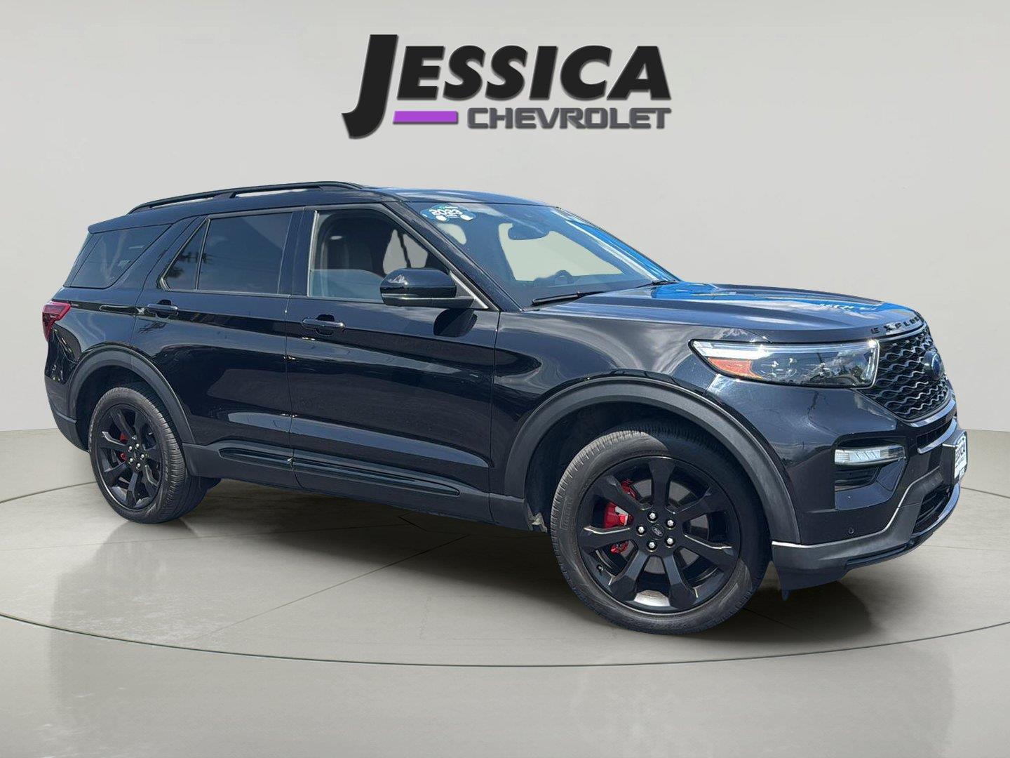 Agate Black 2023 Ford Explorer SUV / Crossover All-Wheel Drive Automatic