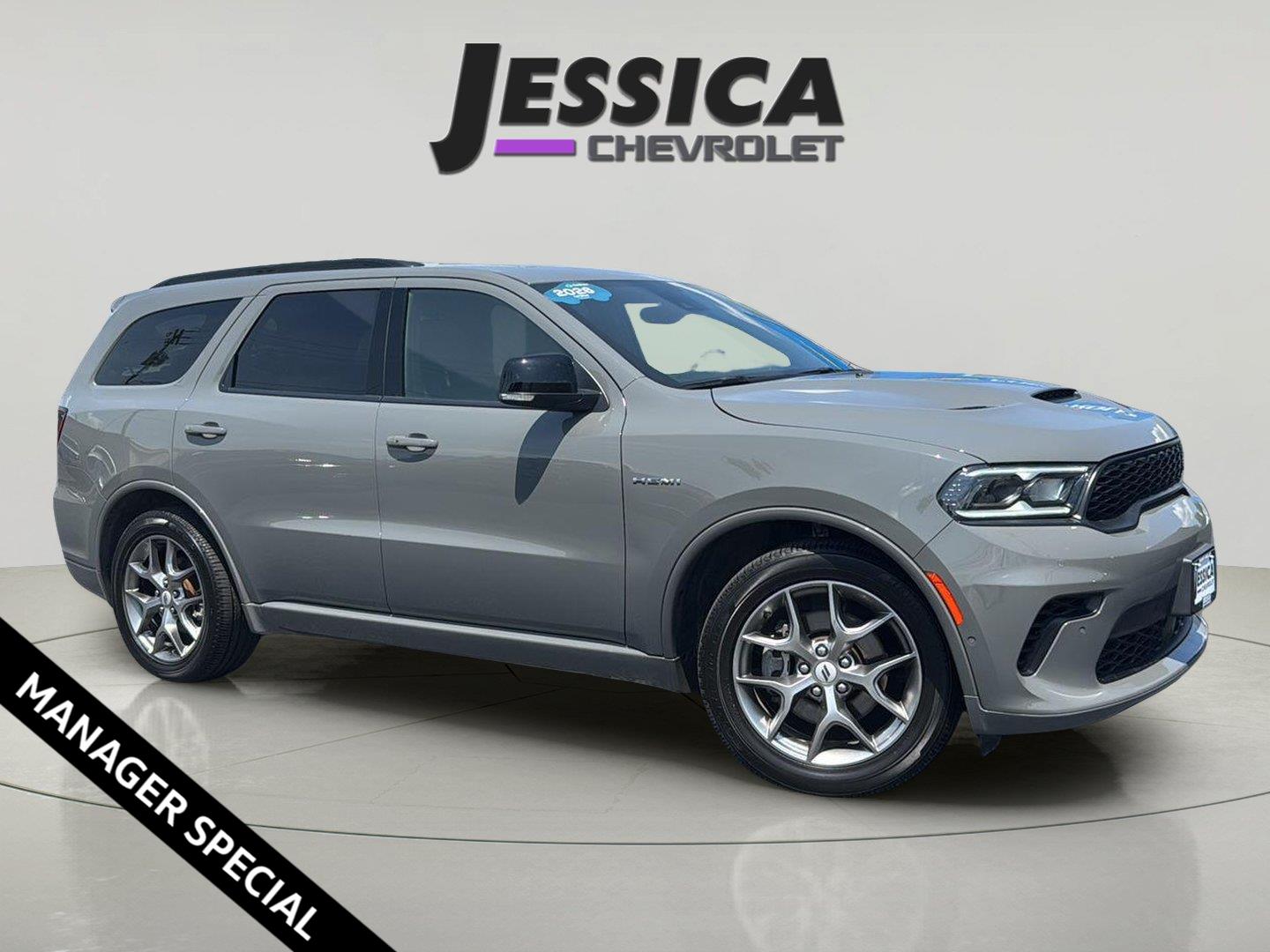 Gray (Destroyer Grey) 2026 Dodge Durango SUV / Crossover All-Wheel Drive 8-Speed Automatic