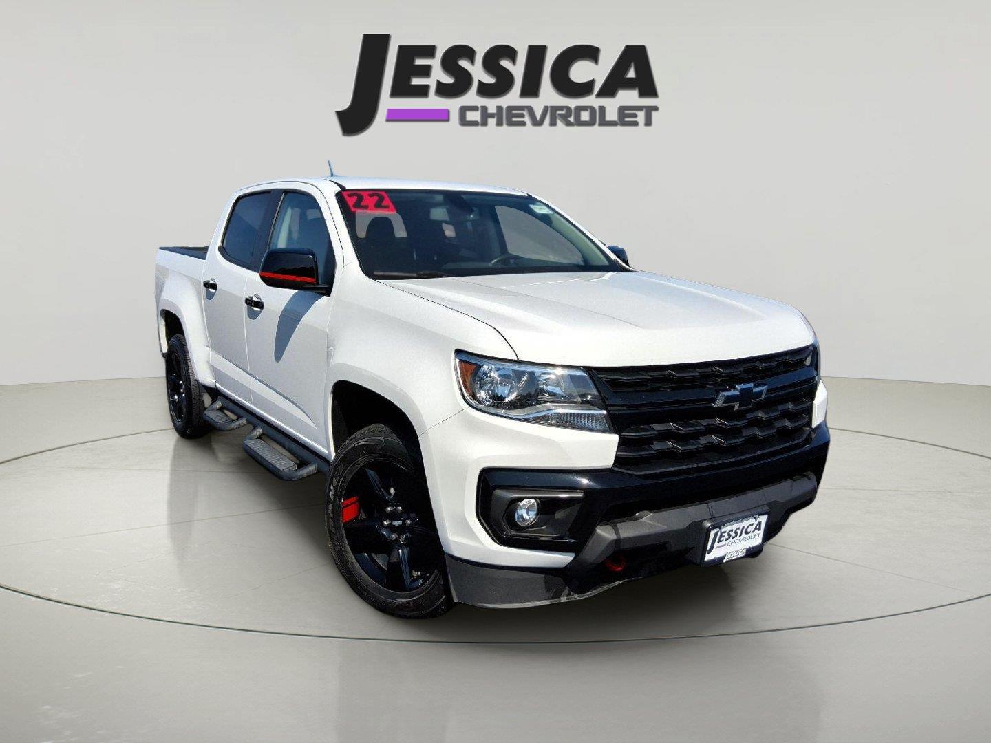 Summit White 2022 Chevrolet Colorado Pickup Truck Four-Wheel Drive 8-Speed Automatic