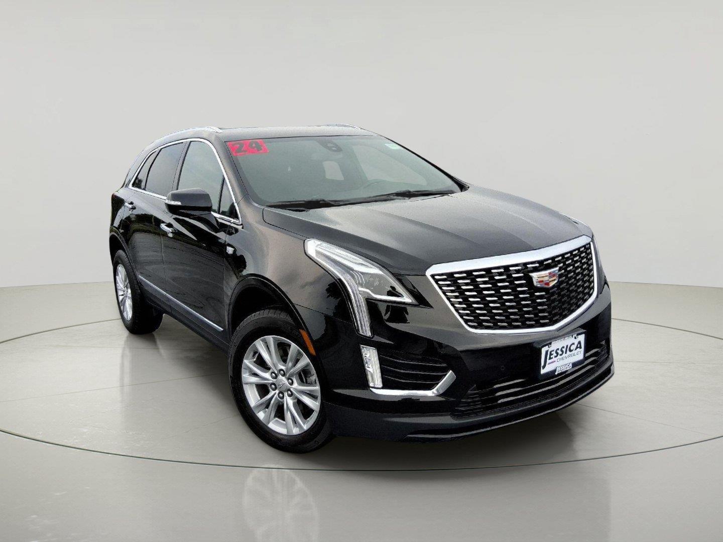 Stellar Black Metallic 2024 Cadillac XT5 SUV / Crossover Four-Wheel Drive 9-Speed Automatic