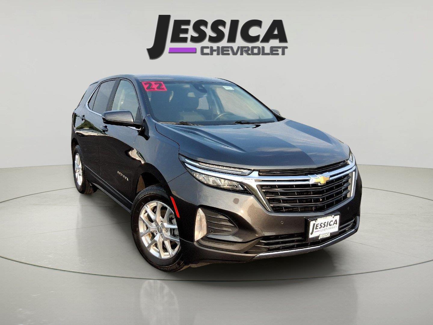 Iron Gray Metallic 2022 Chevrolet Equinox SUV / Crossover Four-Wheel Drive 6-Speed Automatic Overdrive