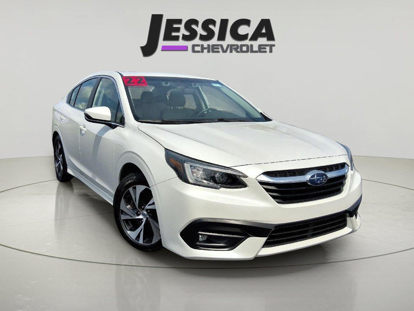 Crystal White Pearl 2022 Subaru Legacy Sedan All-Wheel Drive Continuously Variable Transmission