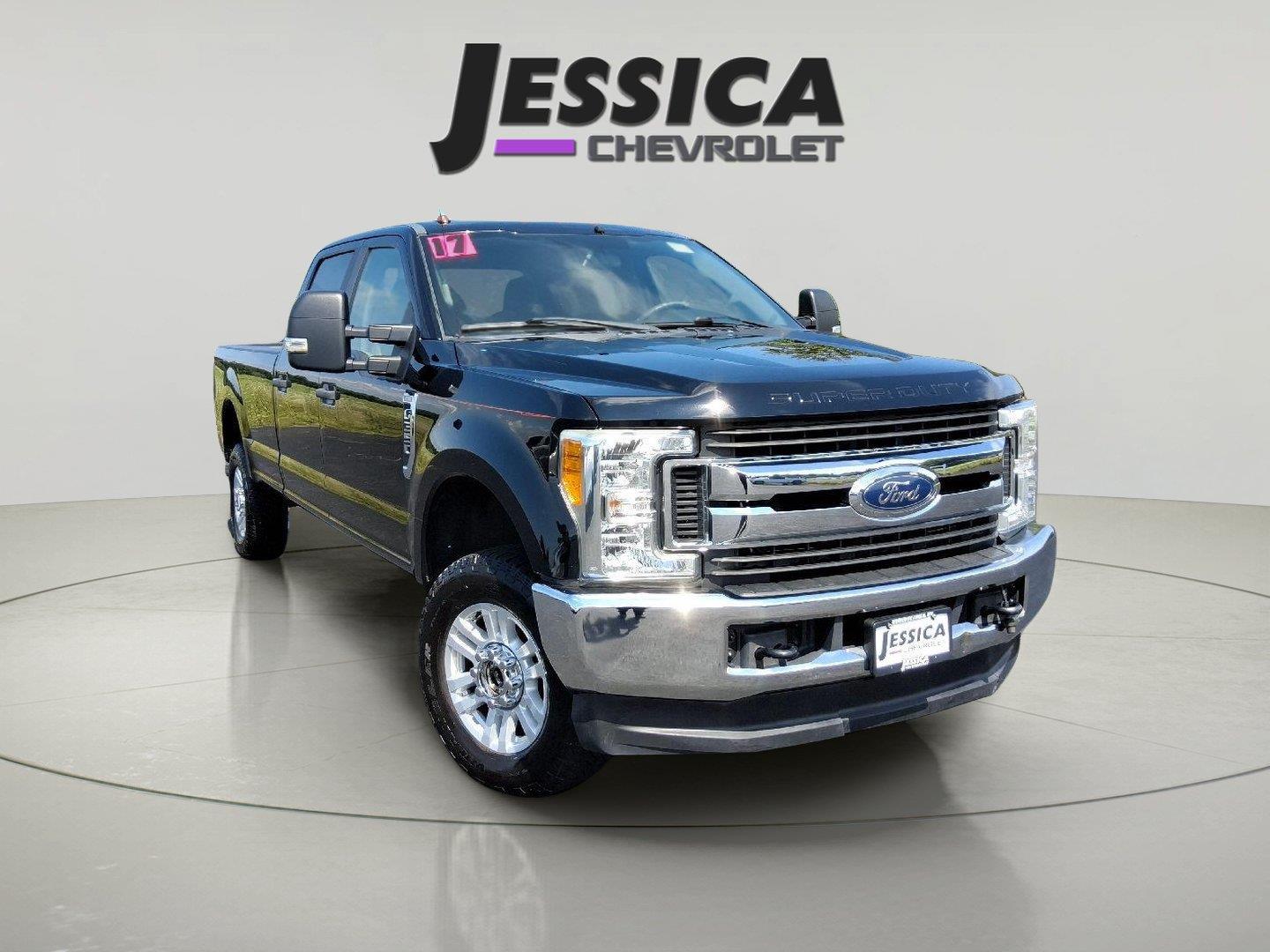 Shadow Black 2017 Ford F-350 Super Duty Pickup Truck Four-Wheel Drive 6-Speed Automatic