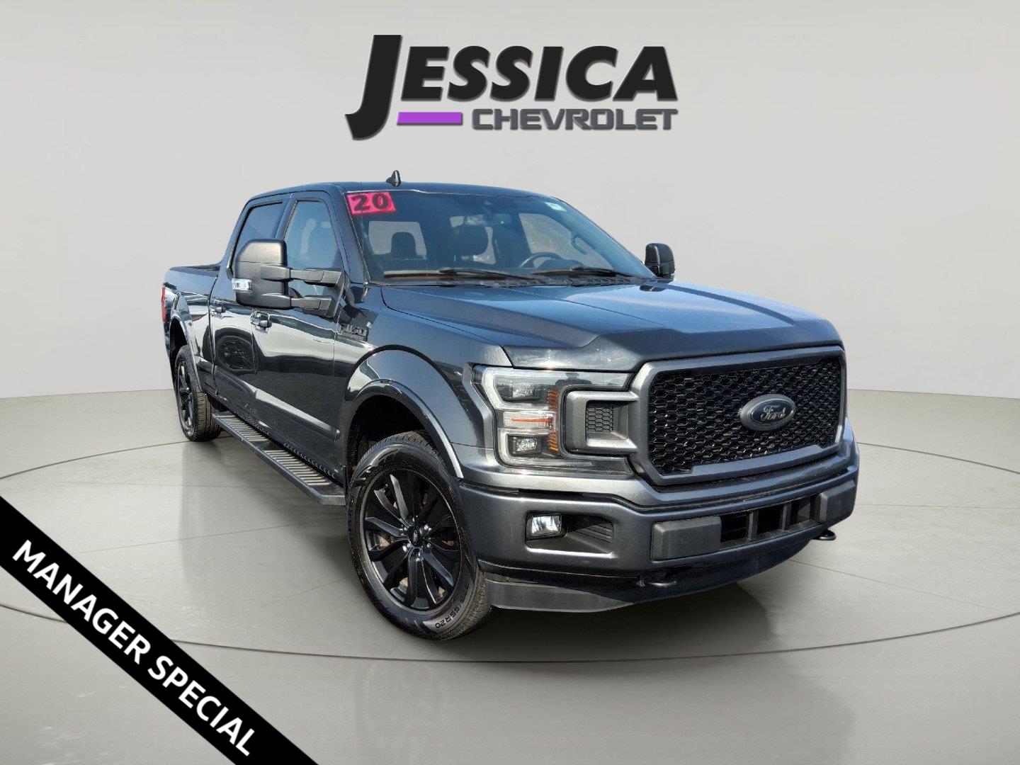 Gray (Magnetic) 2020 Ford F-150 Pickup Truck Four-Wheel Drive Automatic