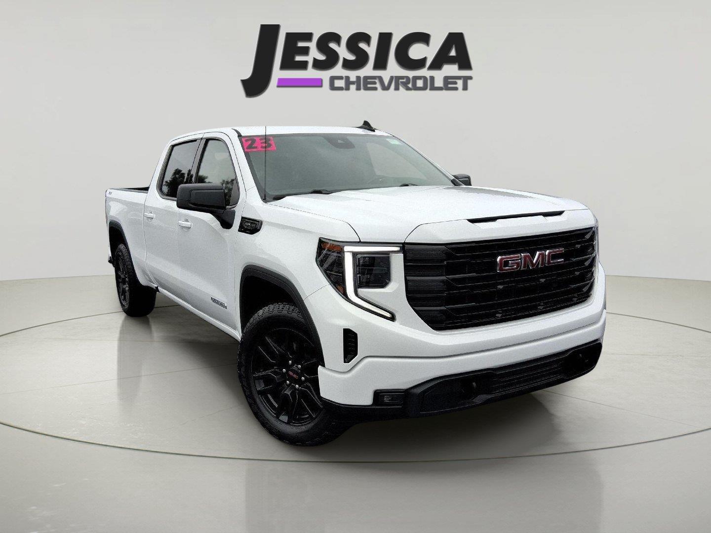 White 2023 GMC Sierra 1500 Pickup Truck Four-Wheel Drive