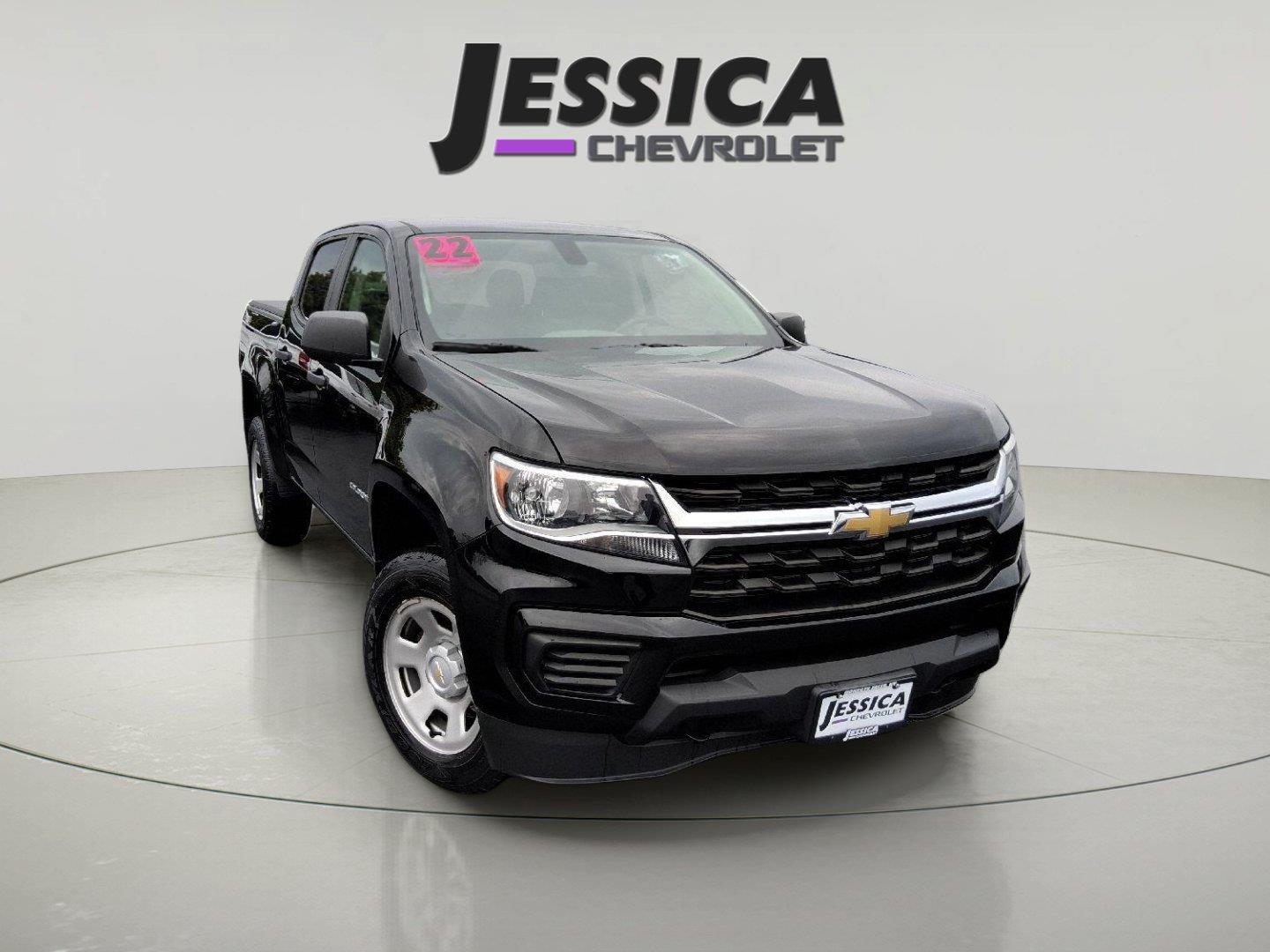 Black 2022 Chevrolet Colorado Pickup Truck Four-Wheel Drive 8-Speed Automatic