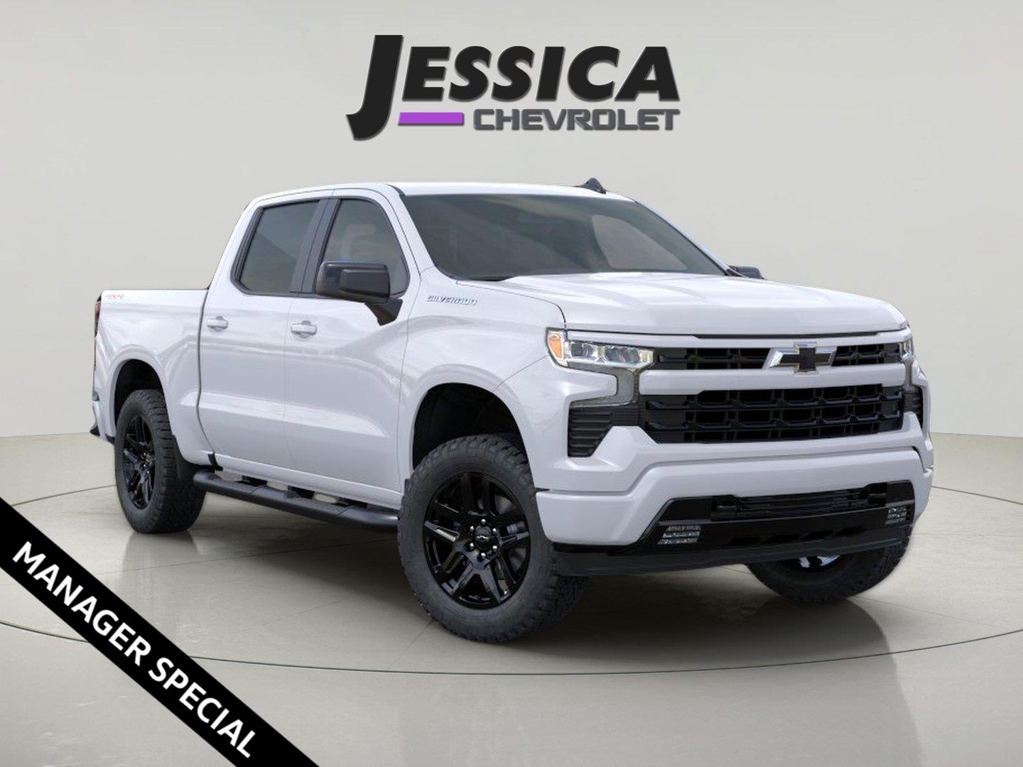 Summit White 2026 Chevrolet Silverado 1500 Pickup Truck Four-Wheel Drive 8-Speed Automatic