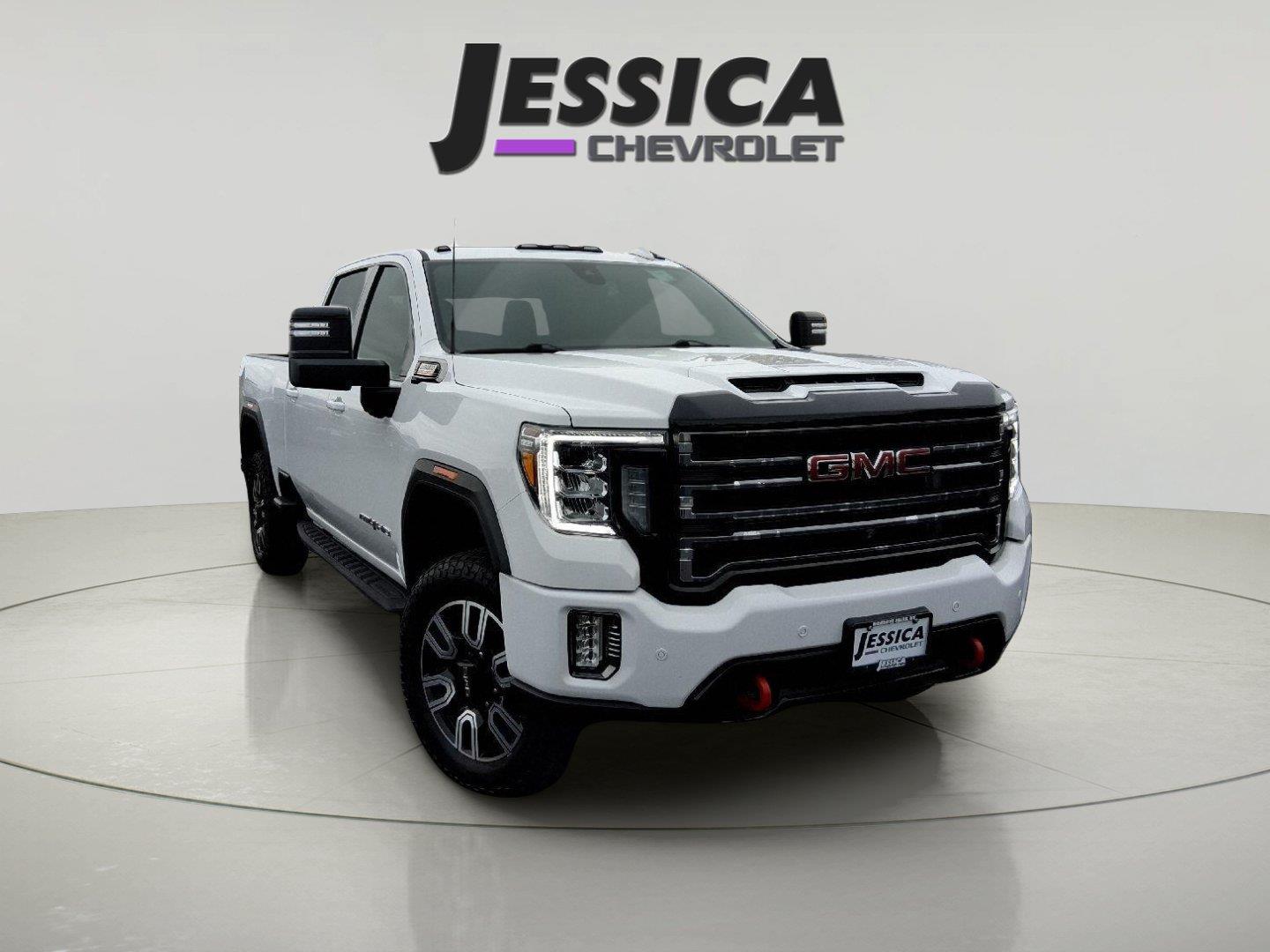Summit White 2021 GMC Sierra 3500HD Pickup Truck Four-Wheel Drive Automatic