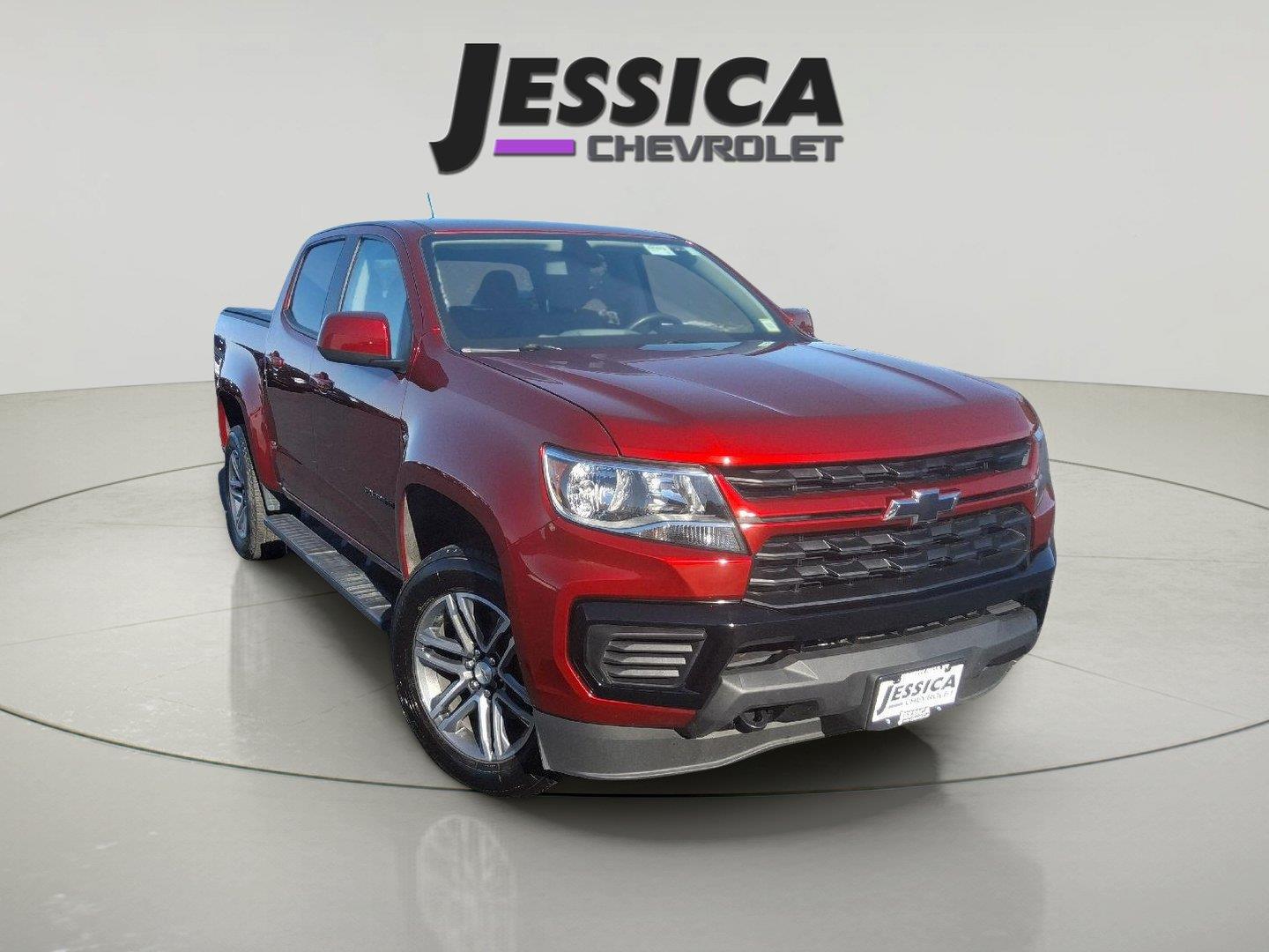 Cherry Red Tintcoat 2021 Chevrolet Colorado Pickup Truck Four-Wheel Drive 8-Speed Automatic