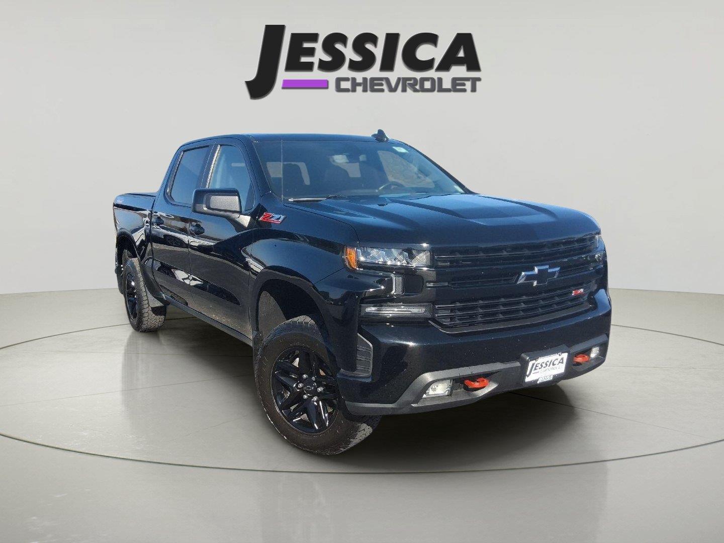 Black 2019 Chevrolet Silverado 1500 Pickup Truck Four-Wheel Drive 8-Speed Automatic