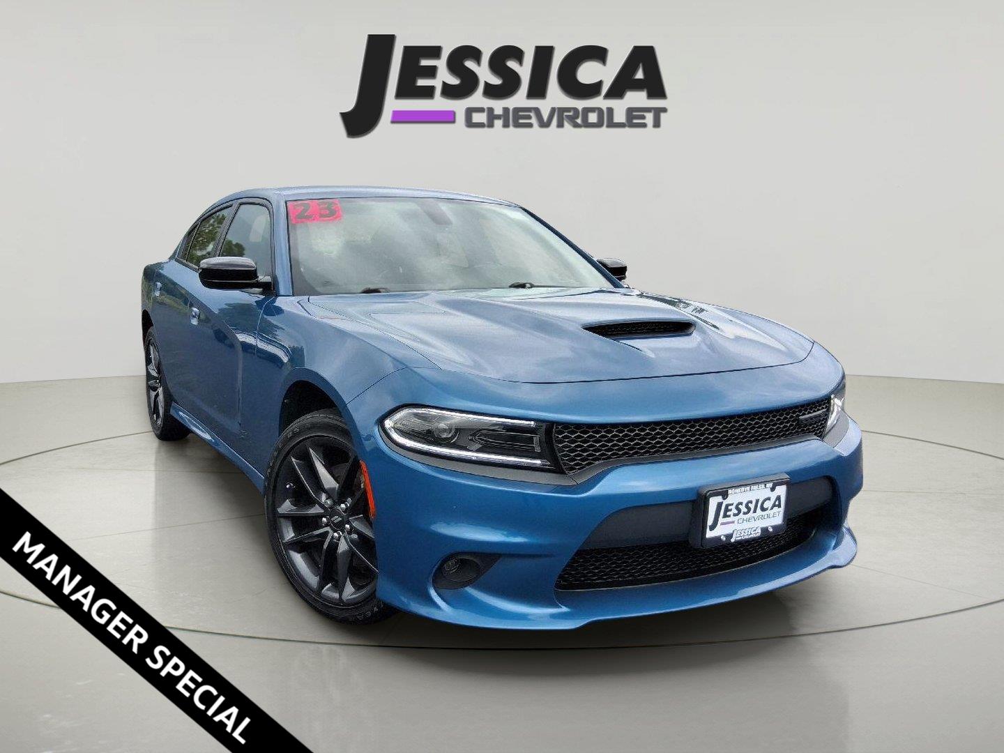 Blue (Frostbite) 2023 Dodge Charger Sedan All-Wheel Drive 8-Speed Automatic