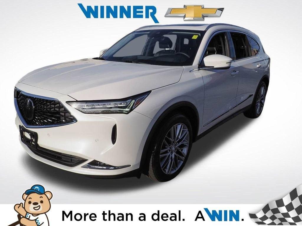 Platinum White Pearl 2023 Acura MDX SUV / Crossover All-Wheel Drive Automatic