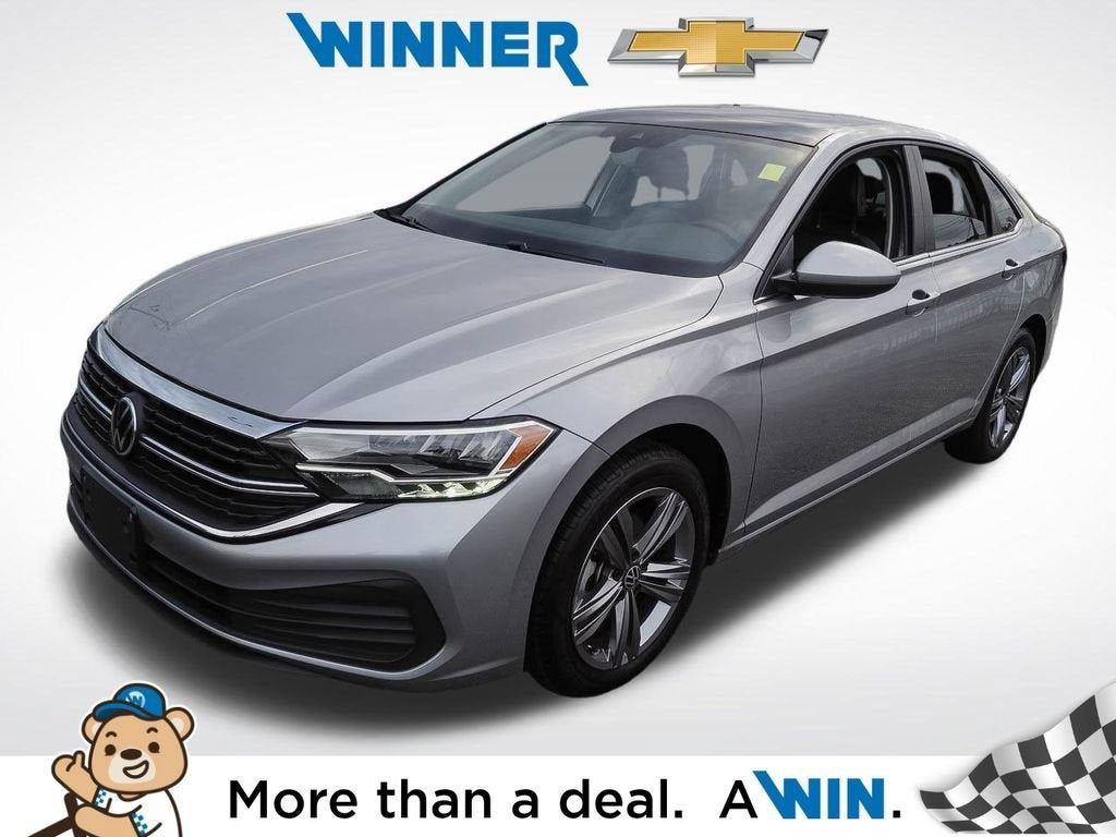 Pyrite Silver Metallic 2023 Volkswagen Jetta Sedan Front-Wheel Drive Automatic