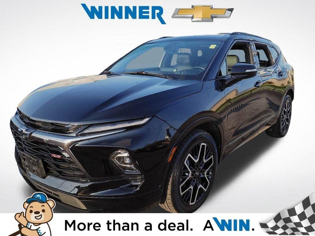 Black 2023 Chevrolet Blazer SUV / Crossover All-Wheel Drive 9-Speed Automatic