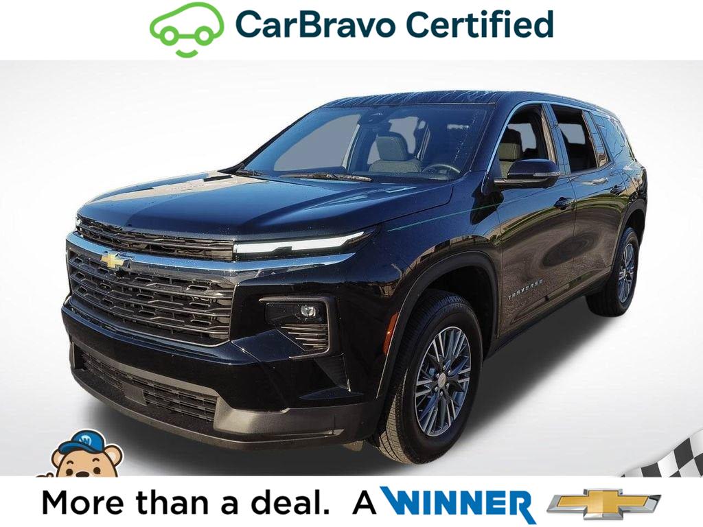 Mosaic Black Metallic 2024 Chevrolet Traverse SUV / Crossover Four-Wheel Drive 8-Speed Automatic