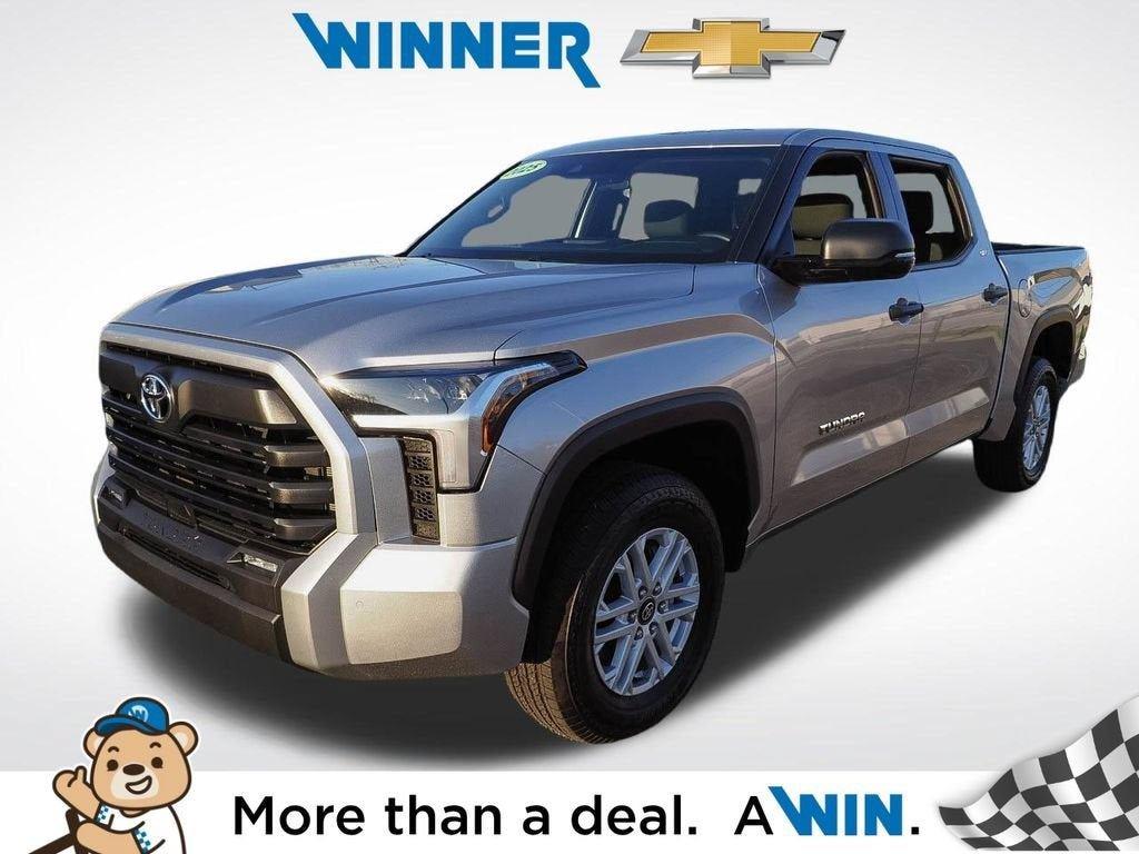 Celestial Silver Metallic 2025 Toyota Tundra Pickup Truck Four-Wheel Drive Automatic