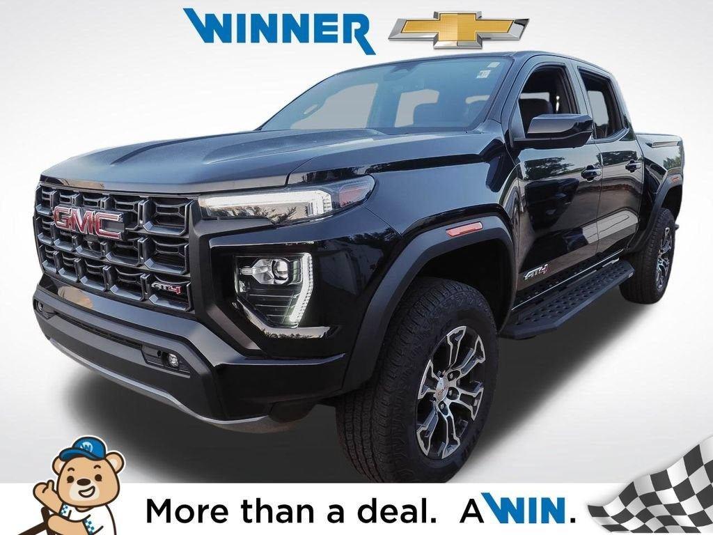 Onyx Black 2024 GMC Canyon Pickup Truck Four-Wheel Drive 8-Speed Automatic