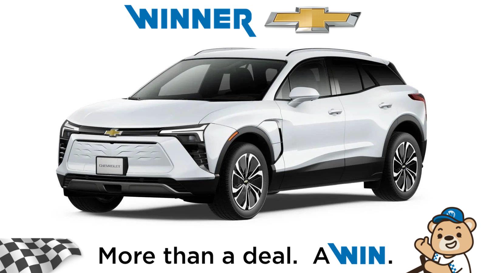 Summit White 2026 Chevrolet Blazer EV SUV / Crossover All-Wheel Drive Automatic