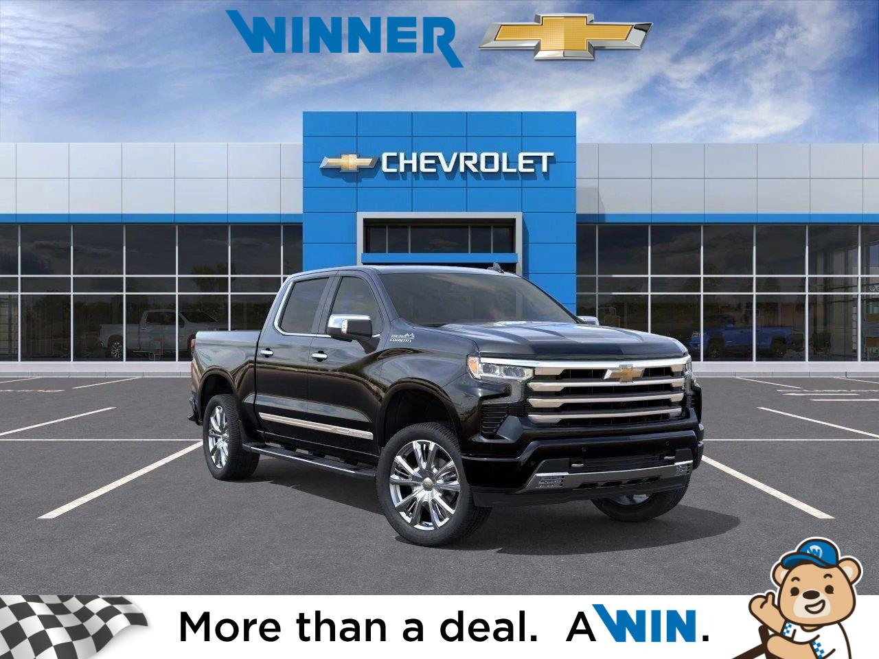 Black 2026 Chevrolet Silverado 1500 Pickup Truck Four-Wheel Drive Automatic