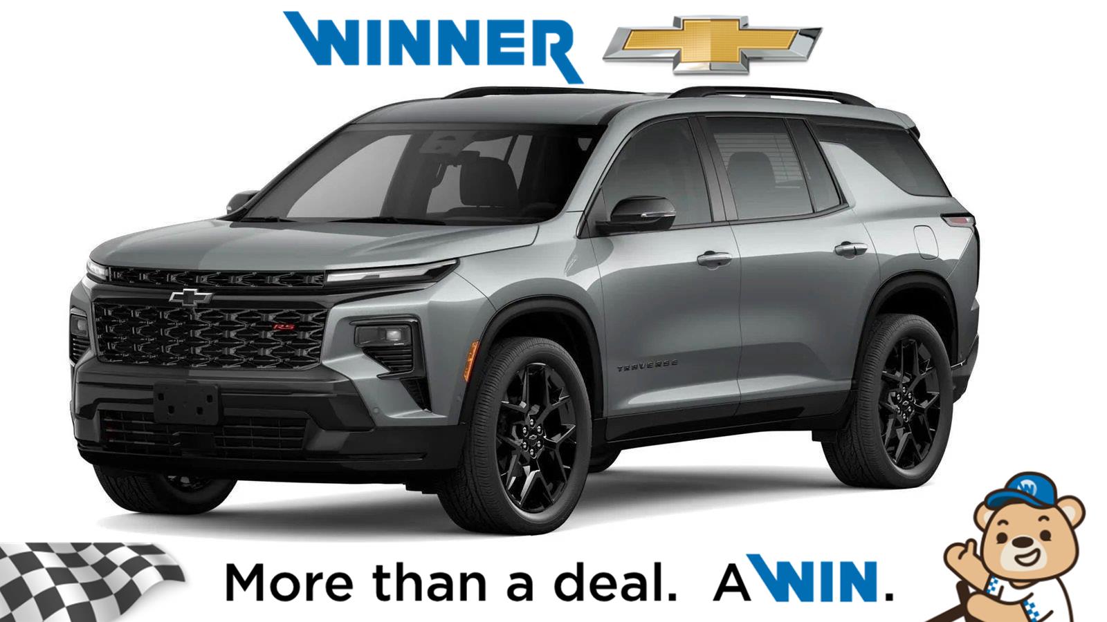 Sterling Gray Metallic 2026 Chevrolet Traverse SUV / Crossover Four-Wheel Drive 8-Speed Automatic