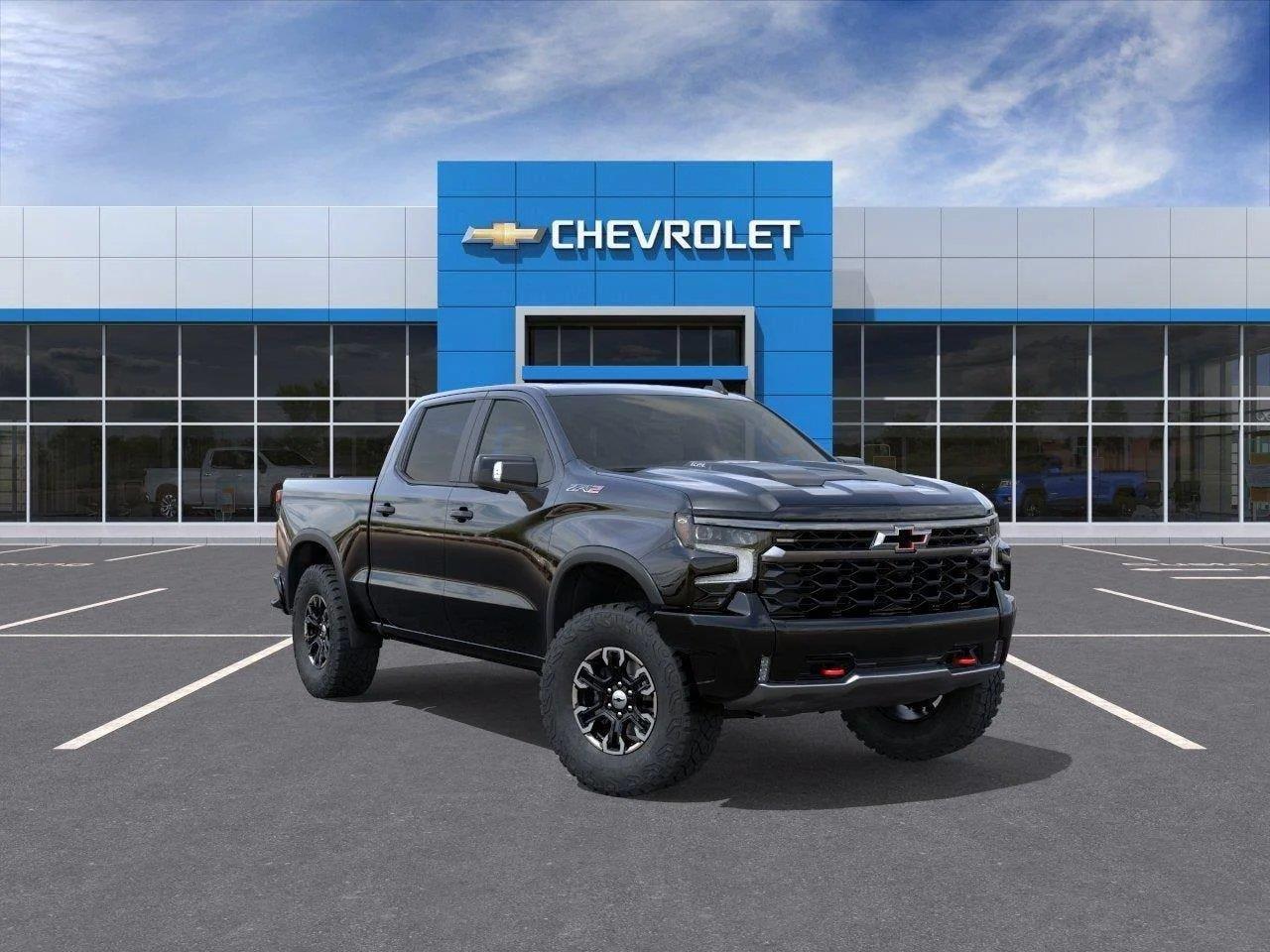 Black 2026 Chevrolet Silverado 1500 Pickup Truck Four-Wheel Drive Automatic