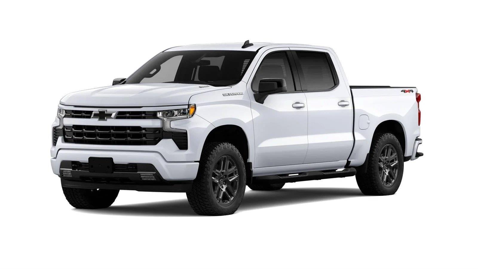 Summit White 2026 Chevrolet Silverado 1500 Pickup Truck Four-Wheel Drive 8-Speed Automatic