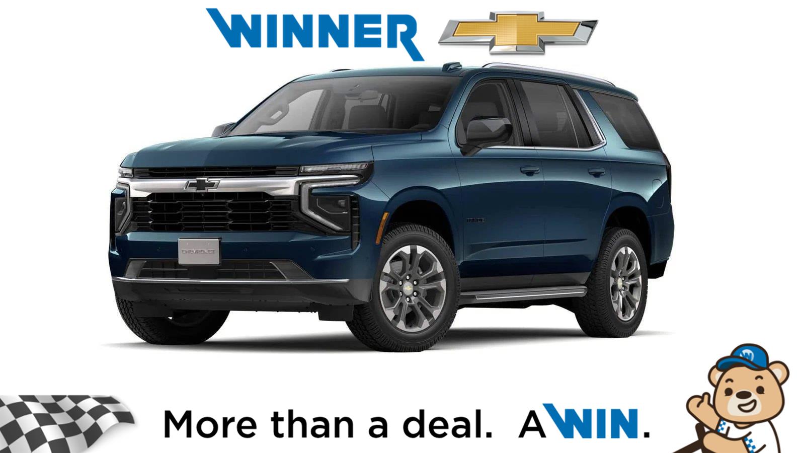 Lakeshore Blue Metallic 2025 Chevrolet Tahoe SUV / Crossover Four-Wheel Drive Automatic