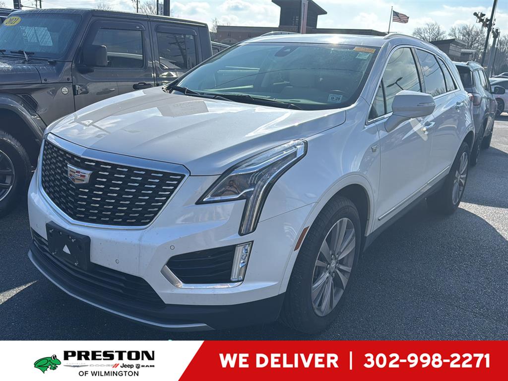 Crystal White Tricoat 2024 Cadillac XT5 Premium Luxury AWD SUV / Crossover Four-Wheel Drive 9-Speed Automatic