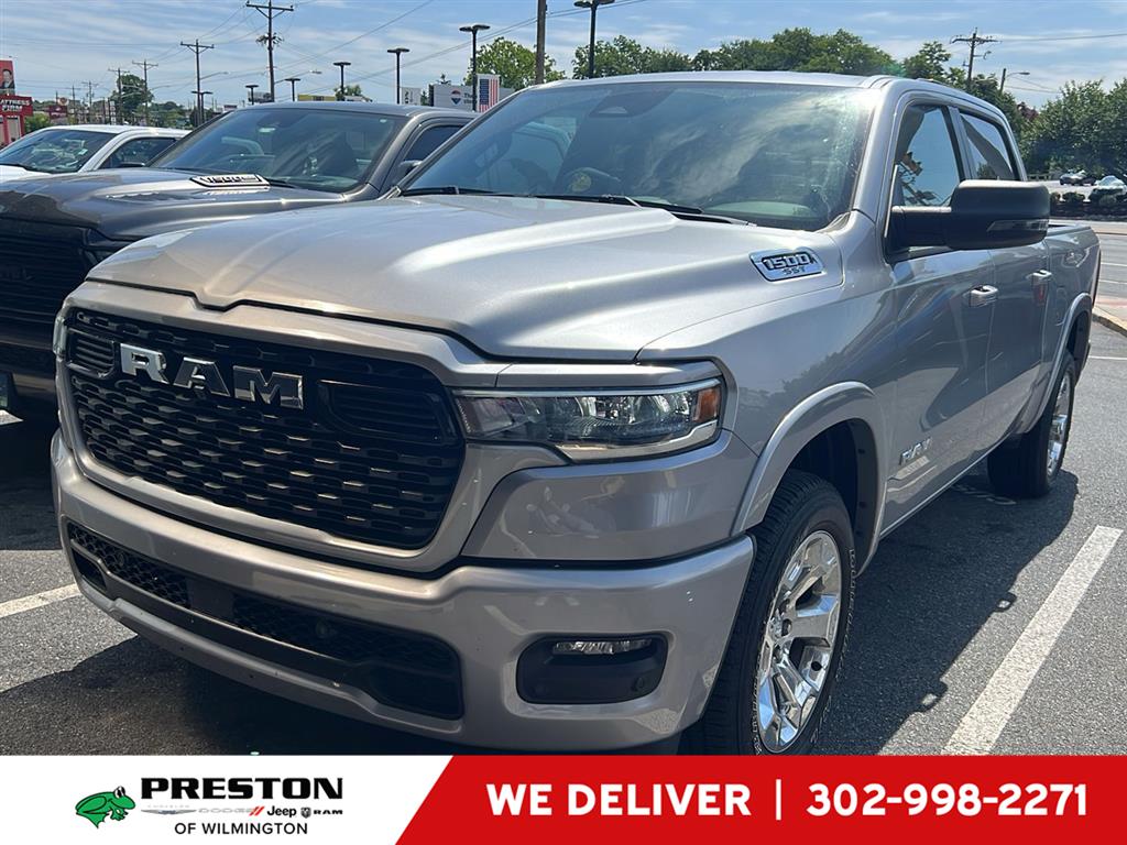 Billet Silver Metallic Clearcoat 2025 RAM 1500 Pickup Truck Four-Wheel Drive 8-Speed Automatic