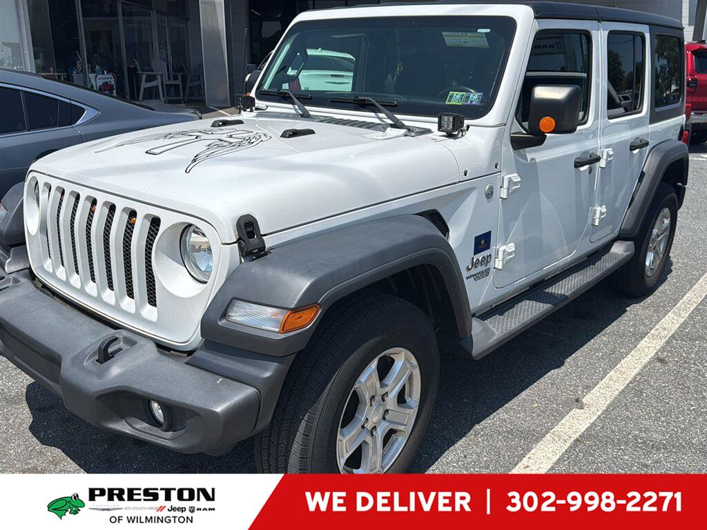 Bright White Clearcoat 2019 Jeep Wrangler SUV / Crossover Four-Wheel Drive 8-Speed Automatic