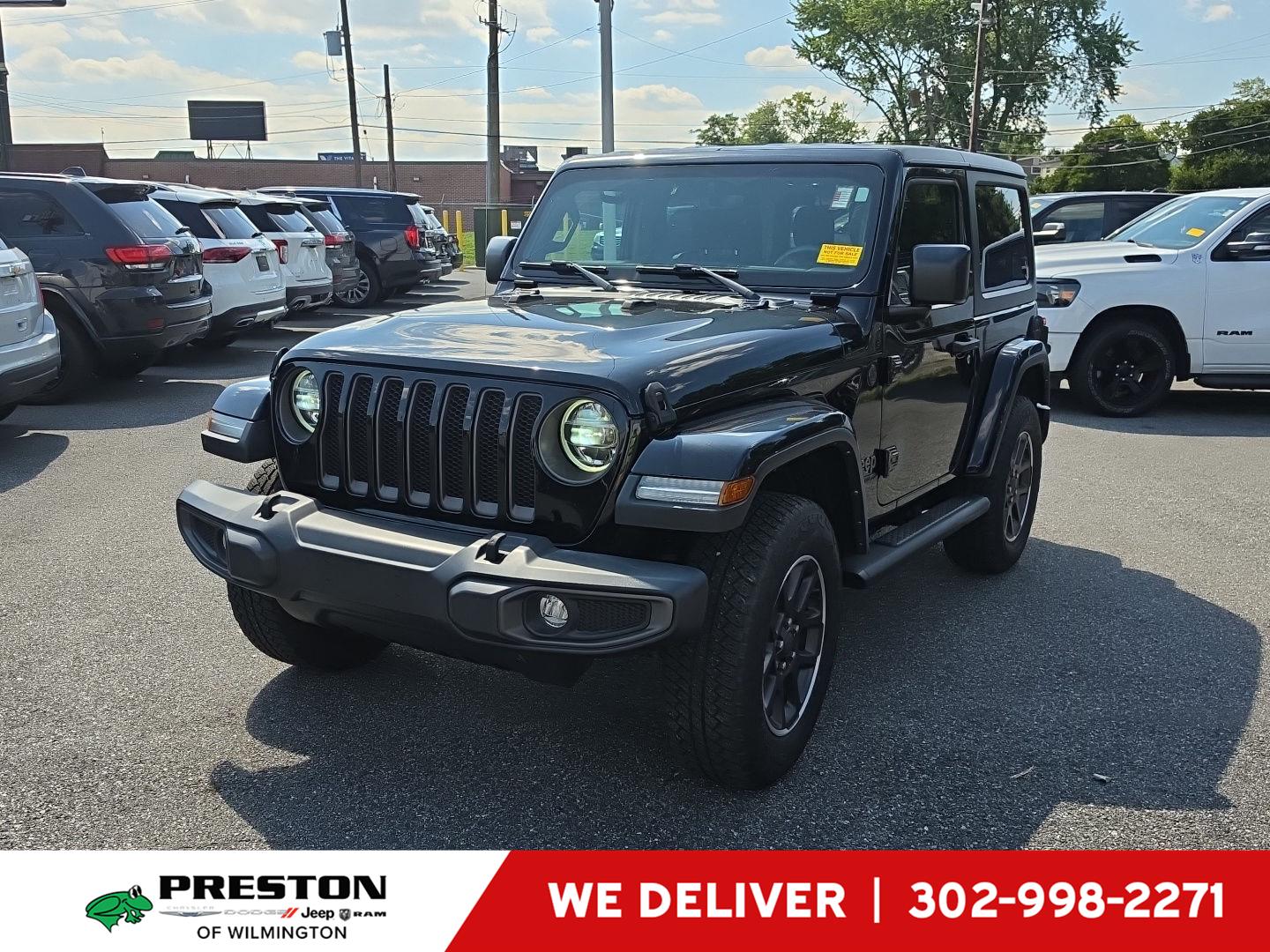 Black Clearcoat 2021 Jeep Wrangler SUV / Crossover Four-Wheel Drive 8-Speed Automatic