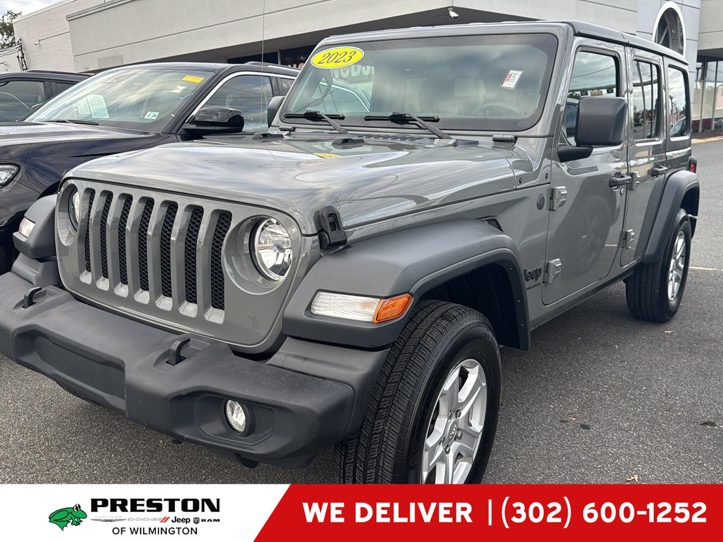 Sting-Gray Clearcoat 2023 Jeep Wrangler SUV / Crossover Four-Wheel Drive 8-Speed Automatic