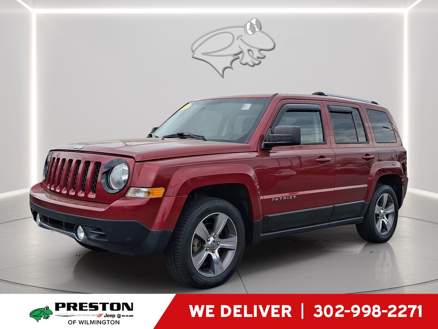 Deep Cherry Red Crystal Pearlcoat 2017 Jeep Patriot High Altitude FWD SUV / Crossover Front-Wheel Drive Continuously Variable Transmission