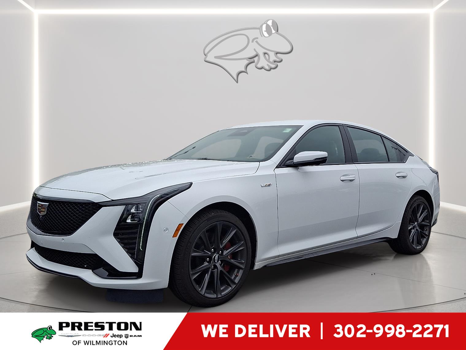 Summit White 2026 Cadillac CT5 V-Series AWD Sedan All-Wheel Drive Automatic