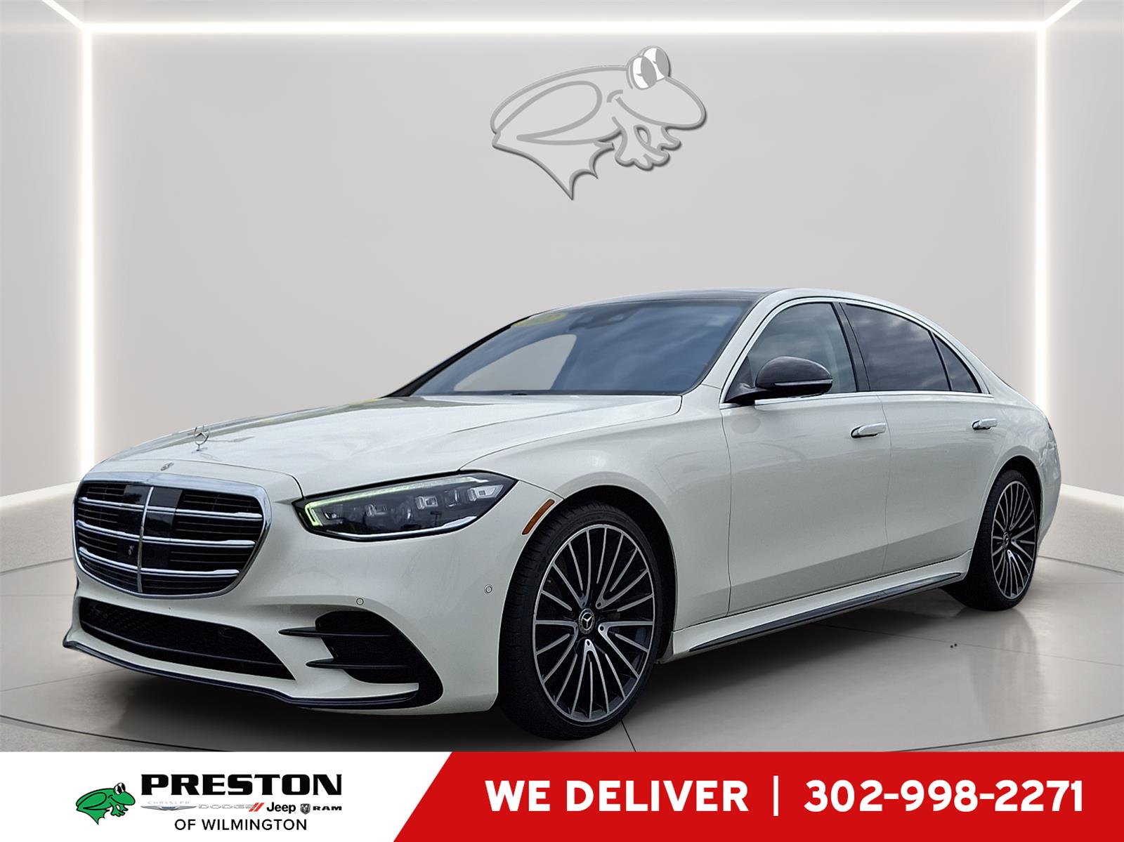 MANUFAKTUR Diamond White 2022 Mercedes-Benz S-Class S 580 4MATIC AWD Sedan All-Wheel Drive Automatic