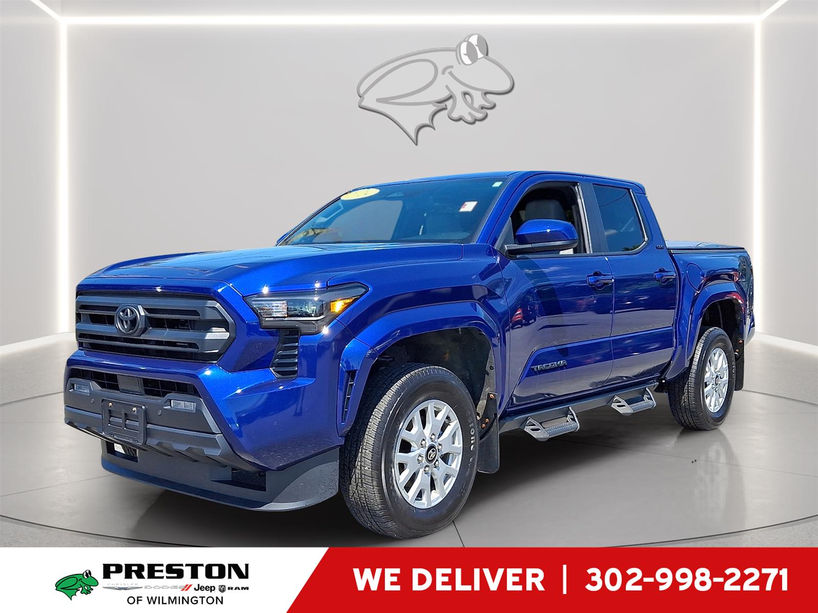 Blue Crush Metallic 2024 Toyota Tacoma Pickup Truck Four-Wheel Drive 8-Speed Automatic