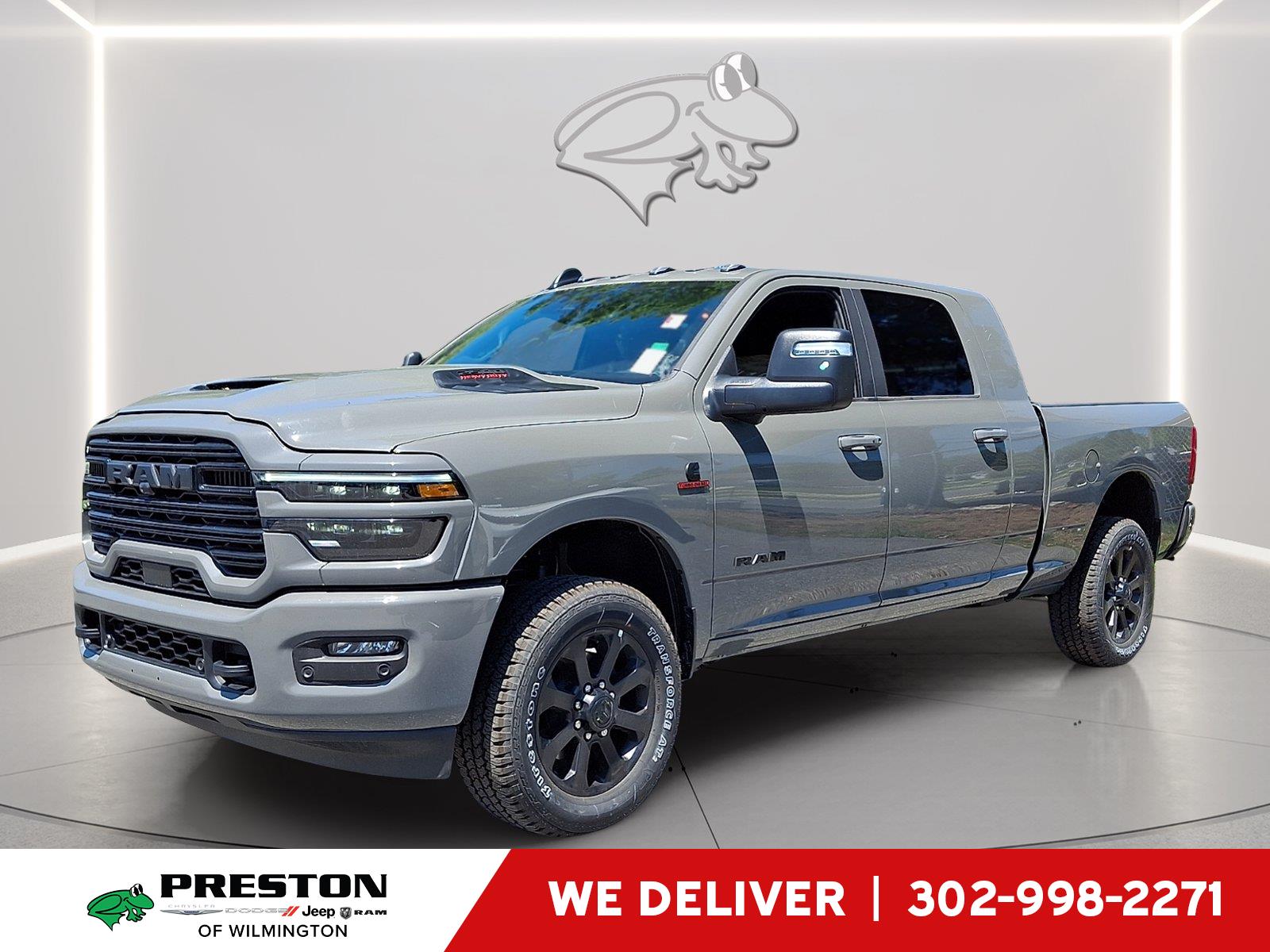 Ceramic Gray Clearcoat 2026 RAM 2500 Pickup Truck Four-Wheel Drive 8-Speed Automatic