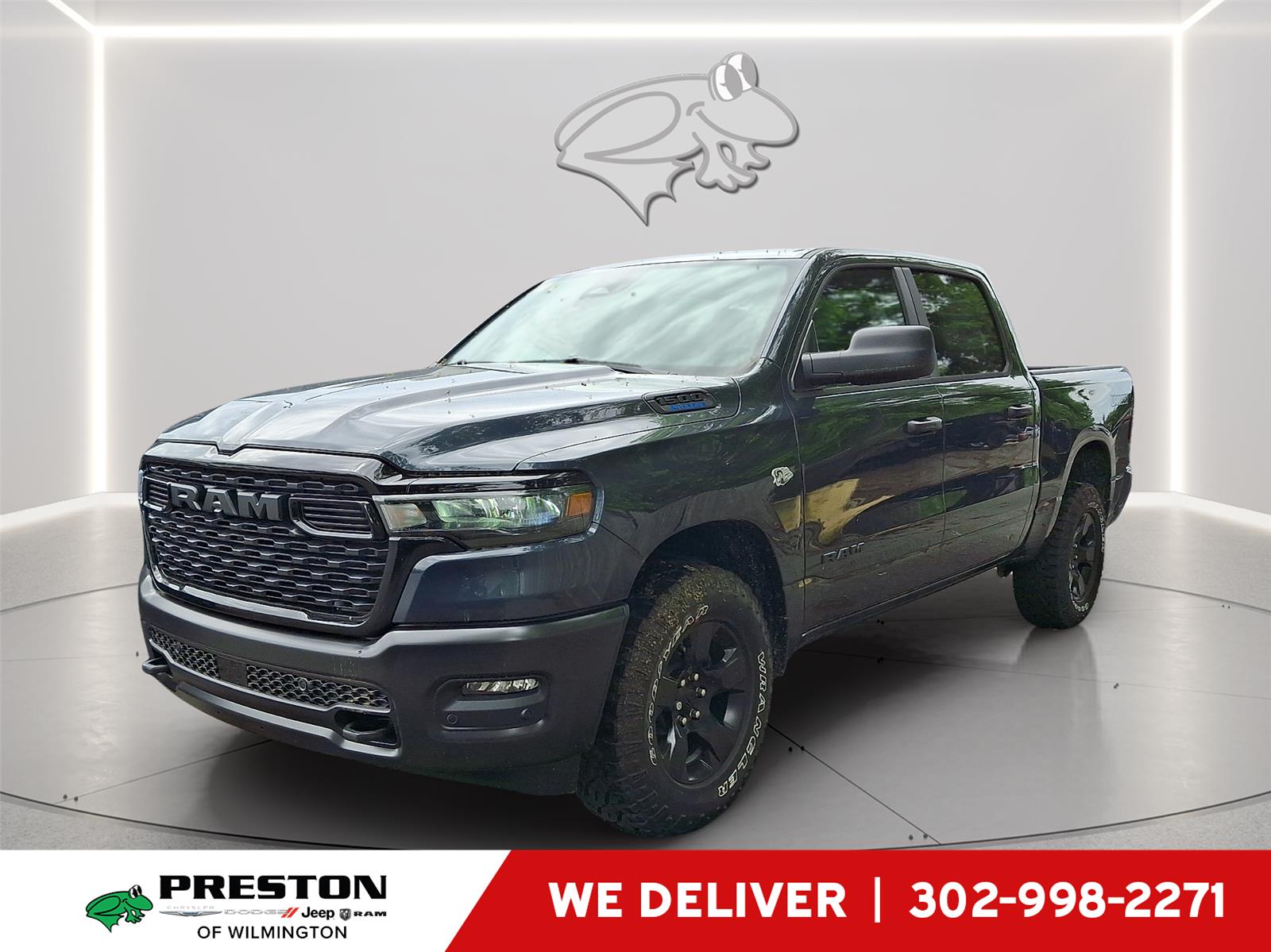Forged Blue Metallic 2026 RAM 1500 Pickup Truck Four-Wheel Drive 8-Speed Automatic