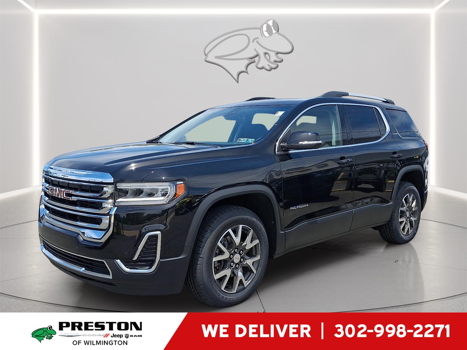 Black (Ebony Twilight Metallic) 2023 GMC Acadia SUV / Crossover Four-Wheel Drive 9-Speed Automatic