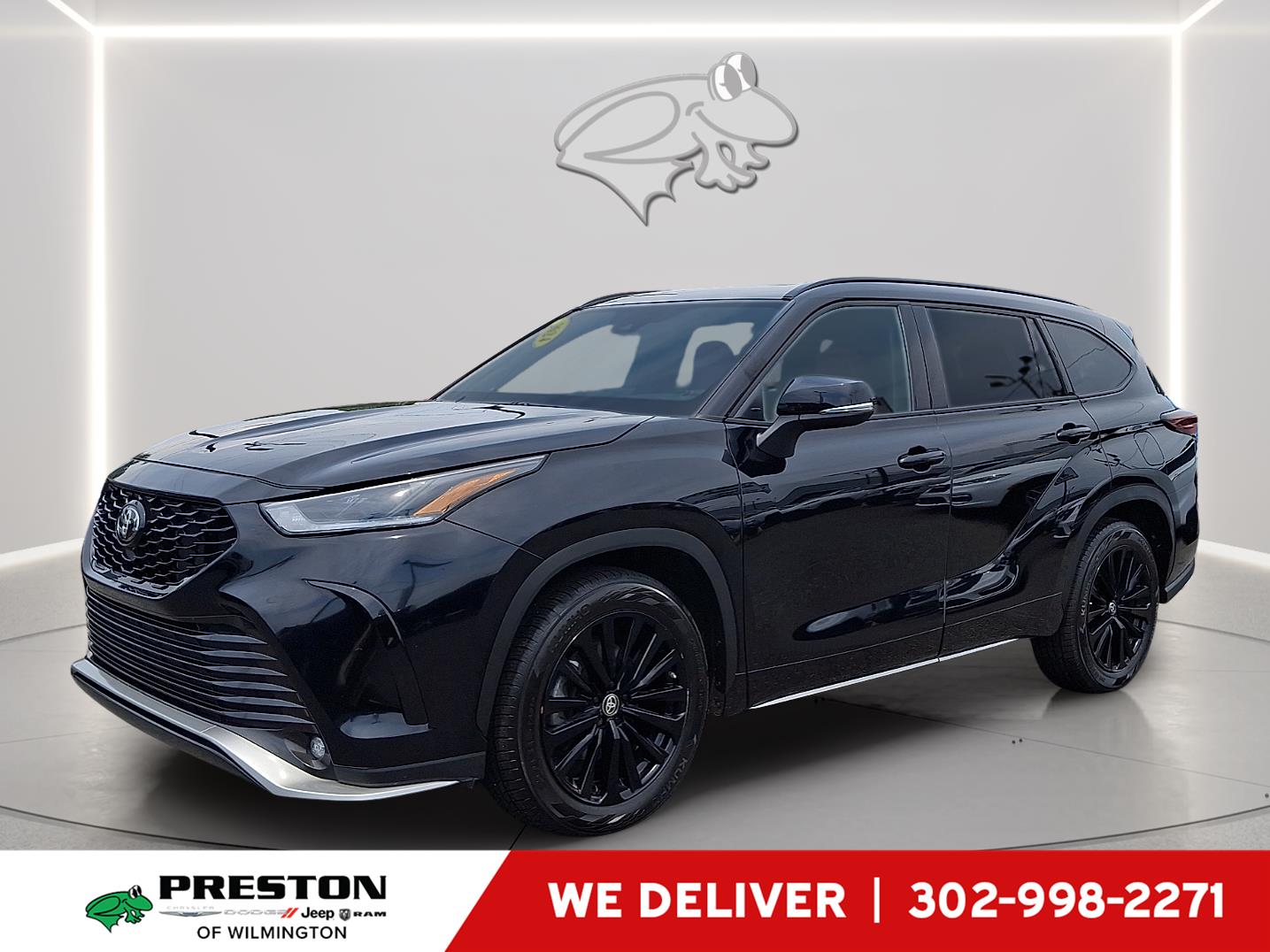 Midnight Black Metallic 2024 Toyota Highlander SUV / Crossover All-Wheel Drive 8-Speed Automatic
