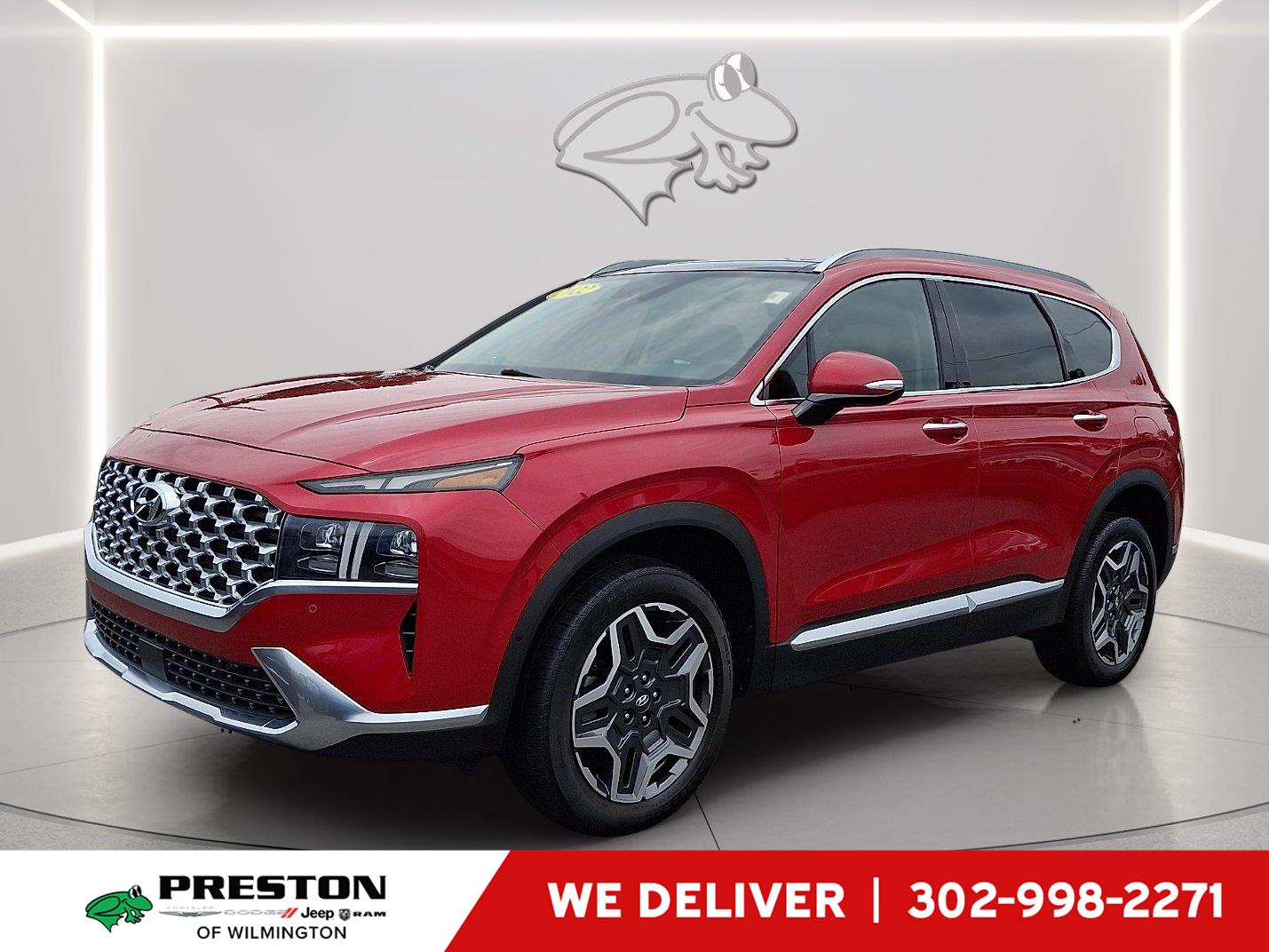 Calypso Red 2022 Hyundai Santa Fe SUV / Crossover All-Wheel Drive Automatic