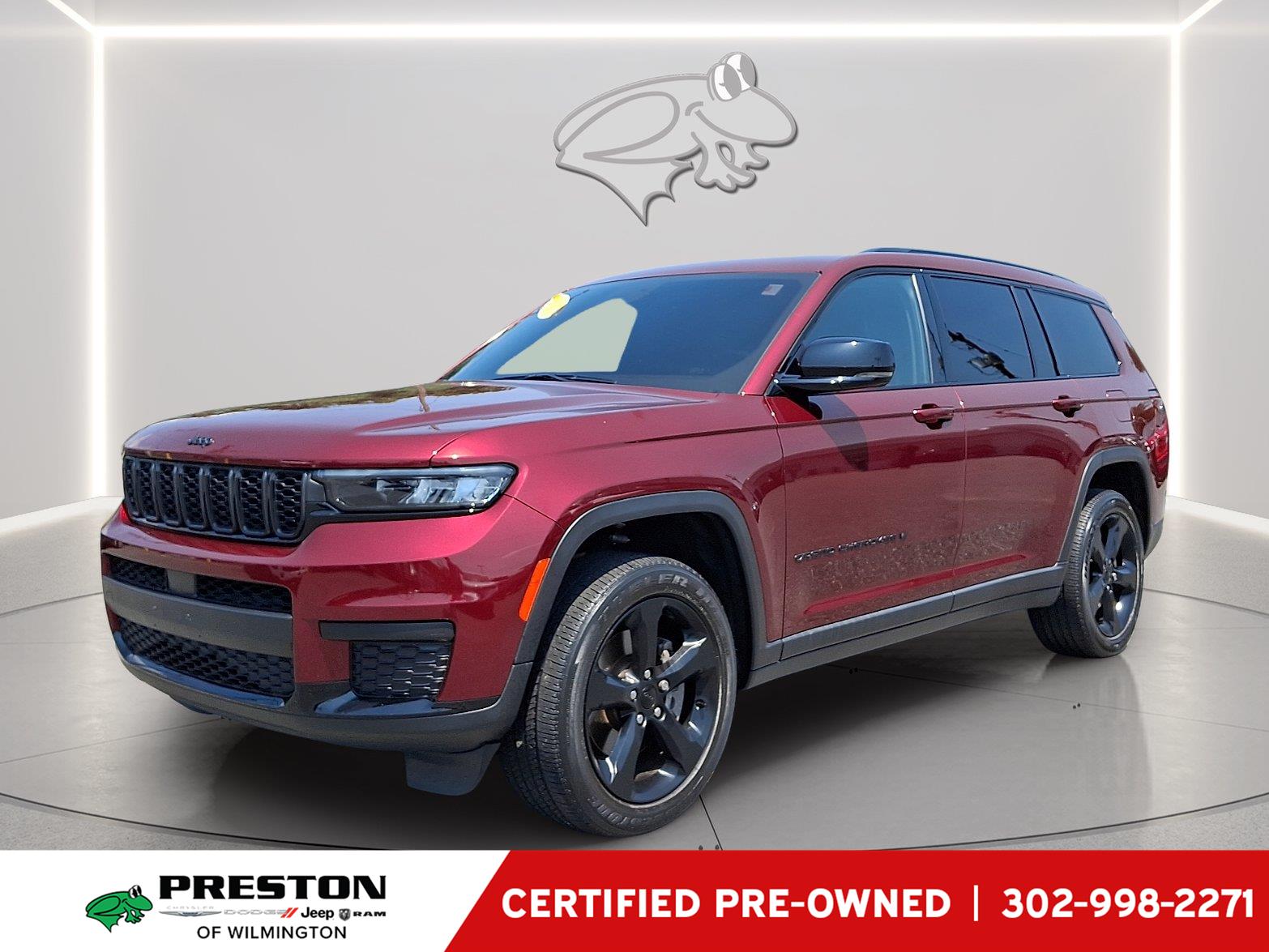Velvet Red Pearlcoat 2023 Jeep Grand Cherokee L SUV / Crossover Four-Wheel Drive 8-Speed Automatic