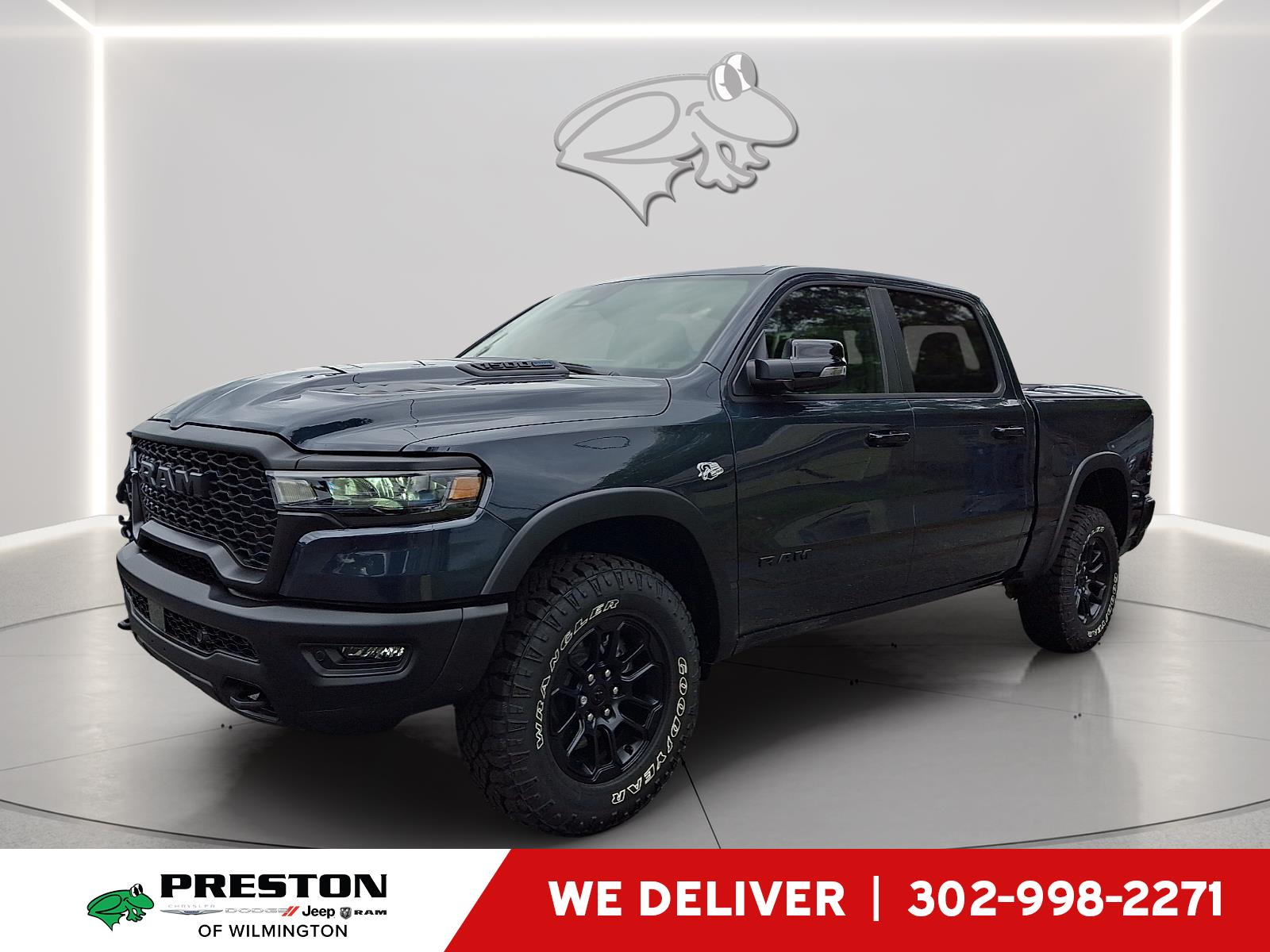 Forged Blue Metallic 2026 RAM 1500 Pickup Truck Four-Wheel Drive 8-Speed Automatic