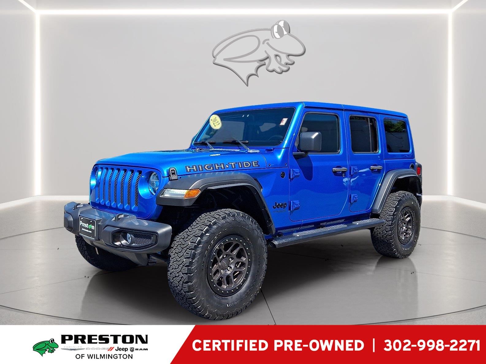 Hydro Blue Pearlcoat 2022 Jeep Wrangler SUV / Crossover Four-Wheel Drive 8-Speed Automatic